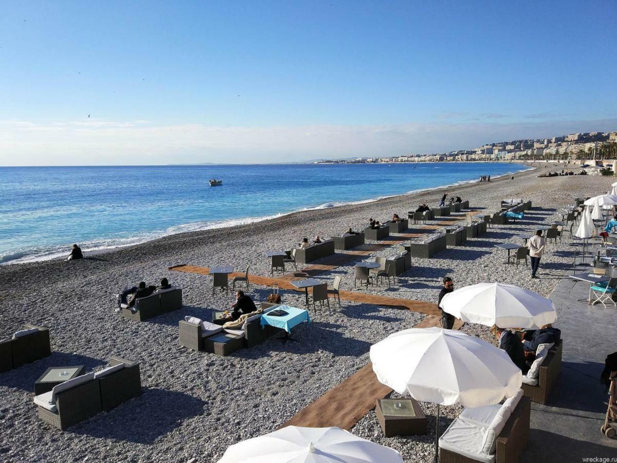 Stylish 2 Room Flat 60 Meters To The Beach Nice Buitenkant foto